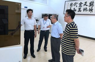 山东省信息产业协会领导来我市走访企业